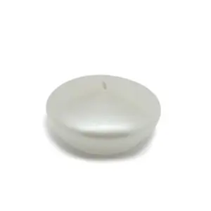 212 MAIN 3 in. Pearl White Round Handpoured Wax Water Floating Candles, Decor-Friendly for Decoration, Long-Burning, Lavender Unscented - 12 Pieces per Box (CFZ-076-0)