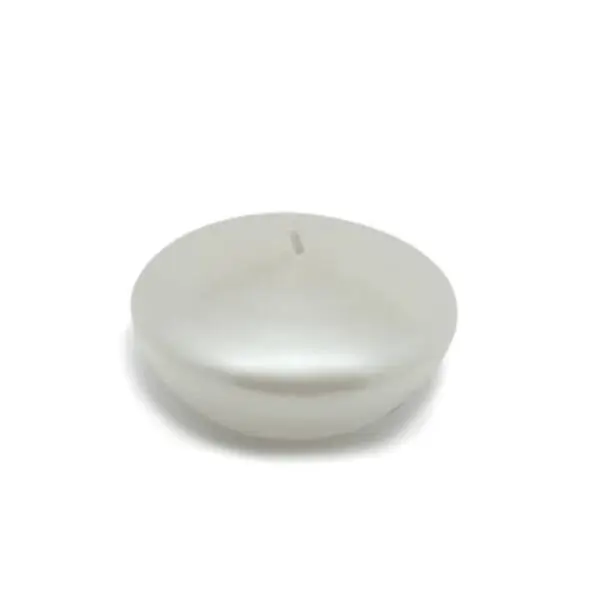 212 MAIN 3-in. Pearl White Round Handpoured Wax Water Floating Candles - 12 Pieces/Box, Lavender Unscented, Long-Burning, Decor-Friendly 3-inch Ambiance Candles for Decoration (CFZ-076-0), 3-Inch Candles