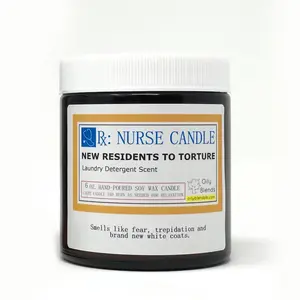 Nurse Candles - 25 Hour Burn Time Soy Wax Candles