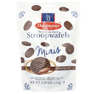 Daelmans Mini Stroopwafels, Chocolate, 5.29 oz (150 g)