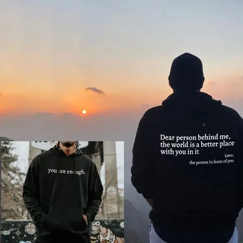 (Two side) Dear person behind me youth hoodie