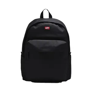 VANS 25L 500D Nylon Skate All Day Backpack, Black Functional Bag with Organized Layout and Multiple Pockets for Practical Storage, Nylon 500D