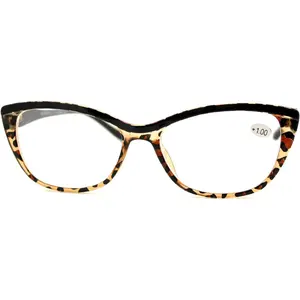 THE WELL KEPT Clear Lens Glasses With Bifocal Reading Lens Womens Rectangular Cateye