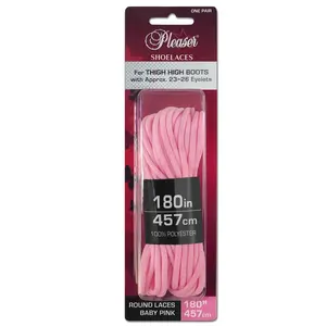 Secure Lace-Up Bootlaces - Bootlace Lace-Up Design, Compatible with Thigh-High and Crotch Boot Styles