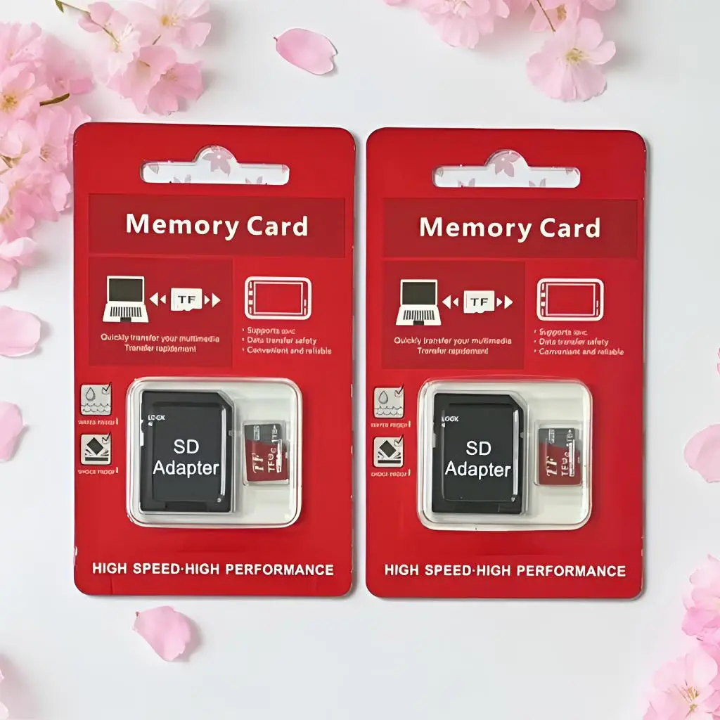 2 Pack 1TB Micro TF Card with SD Card Adapter, Memory Card for Camera, Phone, Surveillance & Portable Devices