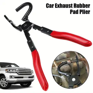 Exhaust Hanger Removal Puller Exhaust Pipe Gasket Removal Plier Car Exhaust Rubber Pad Pliers Anti-Slip Handle Tools