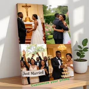 Custom Photo Canvas Painting Frame - Creative Wall Art | Digital Printed Photos on Canvas | Turn Senior Portrait Photos into Elegant Framed Art | Great for Study, Gifts for Graduates | Premium Canvas - Meaningful Keepsake! decor personalize