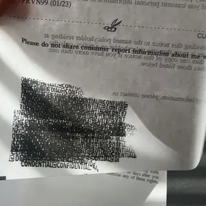 Lotosug Identity Theft Protection Roller Stamp for Hiding Sensitive Information, 1 Count Confidential Roller Stamp, Anti Theft, Privacy & Security Stamp, Designed for ID Blackout Security, Office Supplies