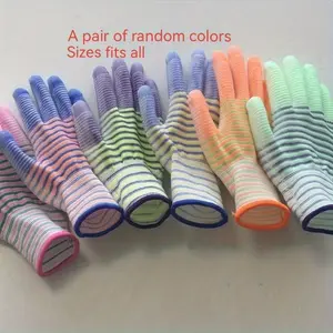 1pair Safe Zebra Gardening Gloves - Anti-Skid, Wear-Resistant Work Gloves with Aesthetic Appeal, Reusable Gloves