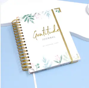 Hardcover Spiral Gratitude Self Care Planner Manifestation Prayer Sermon Journal Dairy Notebook Printing