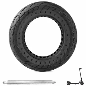 Electric scooter fat tire replacement: 10-2.125 inch heavy-duty folding electric fat tires, all-terrain high-density scooter tires, suitable for street or off-road riding.