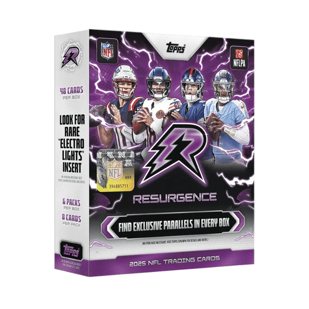 LIVE RIP! - (x1) 2025 Topps Resurgence Football MEGA Box - Sport Trading Cards