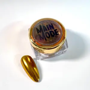 MAIN MODE Best Chrome Nail Powder Glazed Nails Mirror Nail 1g with Sifter Premium Quality Gold Color girl art