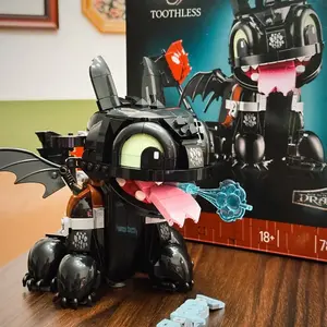 784pcs Dragon Trainer Building Blocks Model Compatible 10375, High-Quality Building Kit Toy Set for Kids Ages 3+, Perfect Gift Idea