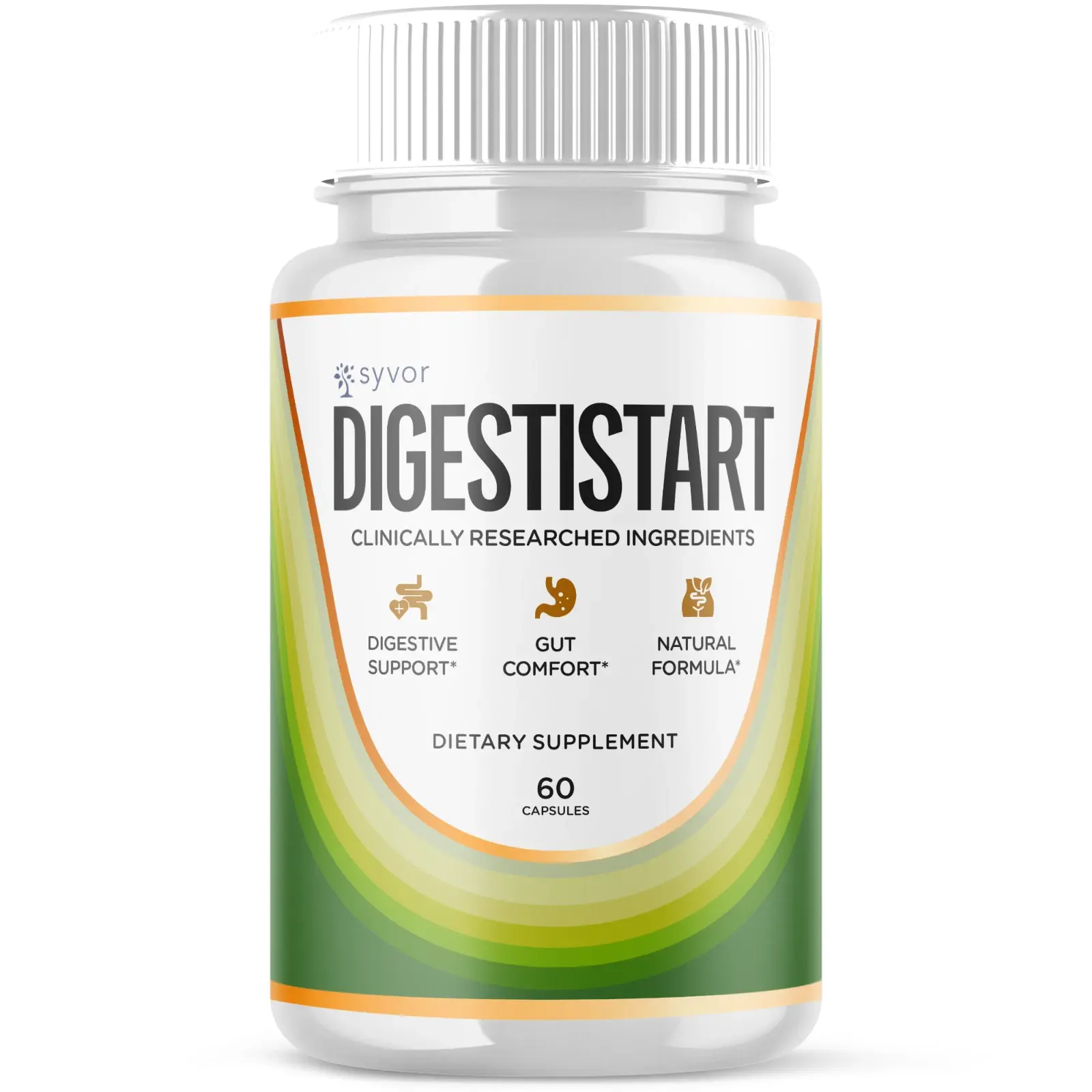 (1 Pack) Digestistart Probiotic Dietary Supplement, Health Supplement for Enhancing Digestive Function, 60 Capsules