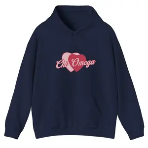 Custom Sorority Hoodie, Heart Sorority Hoodie, Sorority Merch Big Little Gift, Greek Letters Sweatshirt