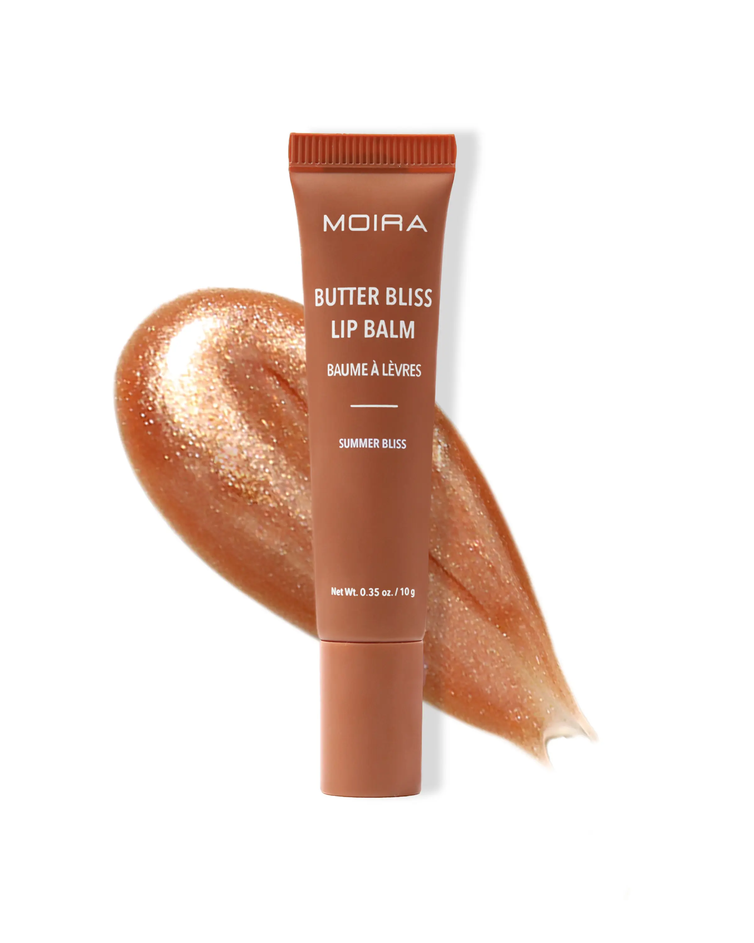 MOIRA | Butter Bliss Lip Balm (008, Summer Bliss)  | Hydrating Glossy Lip Balm with Shea Butter, Jojoba & Meadowfoam Oils | Nourishing Lip Care