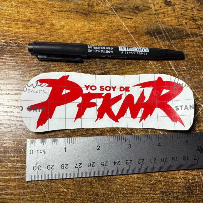 YO SOY DE PFKNR sticker YO SOY DE PFKNR sticker