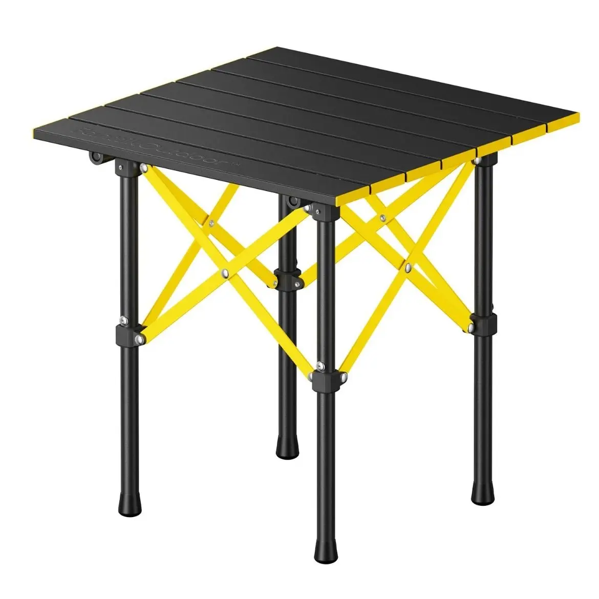 Fanttik Zeta V11 Pro Compact Aluminum Alloy Camping Table, Portable Lightweight Multi-Size Folding Roll-Up Table with Carry Bag, Quick Setup for BBQ & Picnic, SummerWins, Camping Gear summerwins