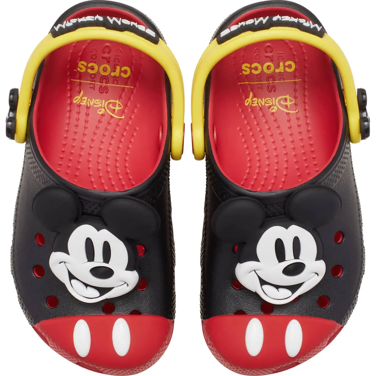 Crocs Kids' Disney Mickey and Minnie Mouse Clogs, Eva, Round Toe Crocs Kids' Disney Mickey and Minnie Mouse Clogs, Eva, Round Toe