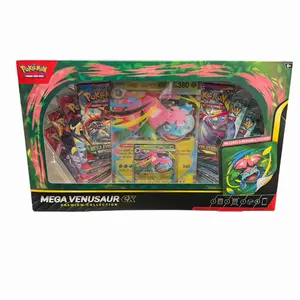 Pokémon Mega Venusaur EX Box - Premium Collection with 3 Collectible Stickers and 10 Trading Cards
