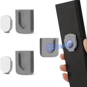 Remote Control Magnetic Hook, Strong Adhesive Suction Cup, No Trace Nail, TV Air Conditioner Plug Strip Organizer, Wall Mount Holder, No Drilling Required
