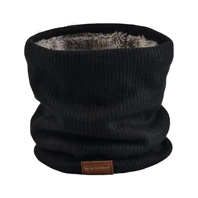 Winter Neck Warmer Men Ski Neck Gaiter Face Scarf Women Fleece Scarf for Men Gaiter Mask Thick Windproof Scarves