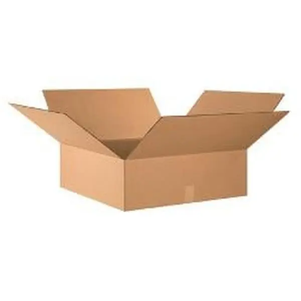 Box Partners 24208 Corrugated Cardboard Boxes, 24x20x8 in, 200#-ECT-32 Kraft, Bundle Quantities, Standard Strength, Ship Flat, for Corrugated Cardboard Envelopes & Postal Supplies