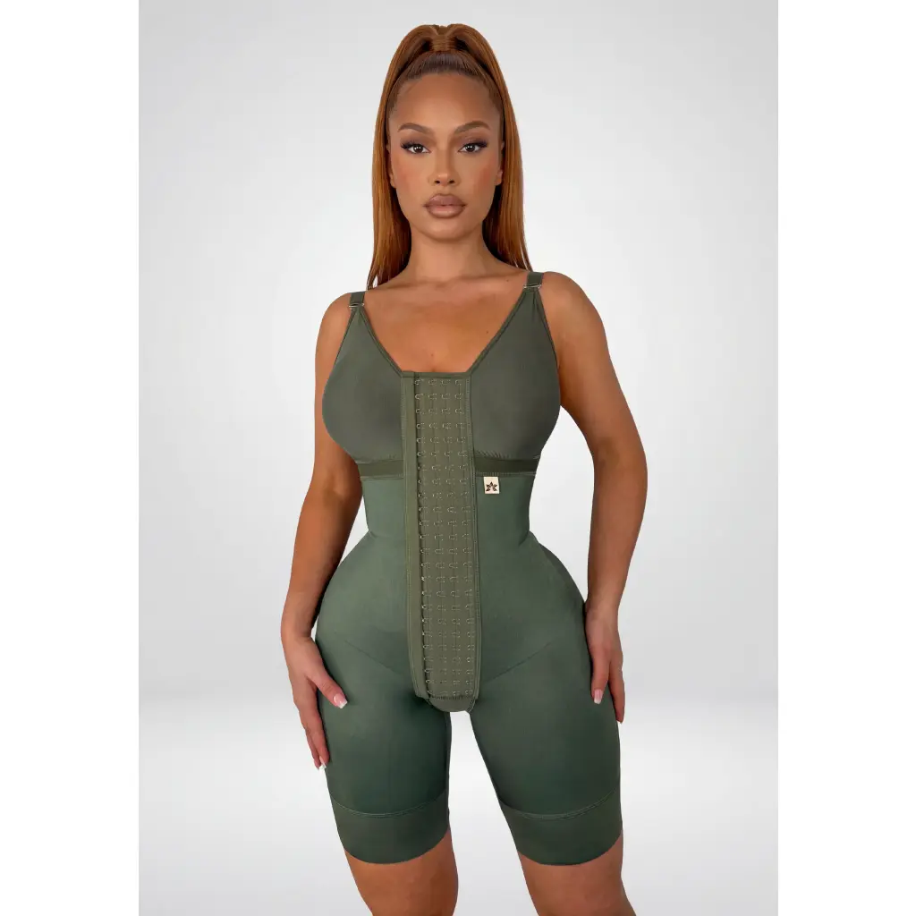 Botanical | 2017 Serena Custom Colombian Stage 2 with thin strap and bra, post-lipo, and BBL, Waist definition with long-wear comfort (no rods)