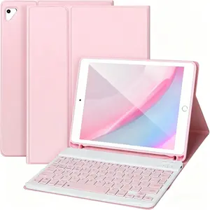 For iPad 6/5th Generation Case with Keyboard 2018/2017,Detachable Keyboard case for iPad Air 2/1 9.7 inch with Pencil Holder Tablet Keyboard