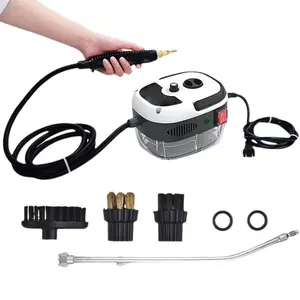 Portable Handheld Steam Cleaner, High Temperature Pressurized Steam Cleaning Machine with Brush Heads for Kitchen Furniture Bathroom Car, 110V Portable Handheld Steam Cleaner, High Temperature Pressurized Steam Cleaning Machine with Brush Heads for Kitchen Furniture Bathroom Car, 110V