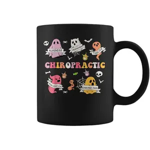 Retro Chiropractic Ghost Chiropractors Halloween Costume Coffee Mug