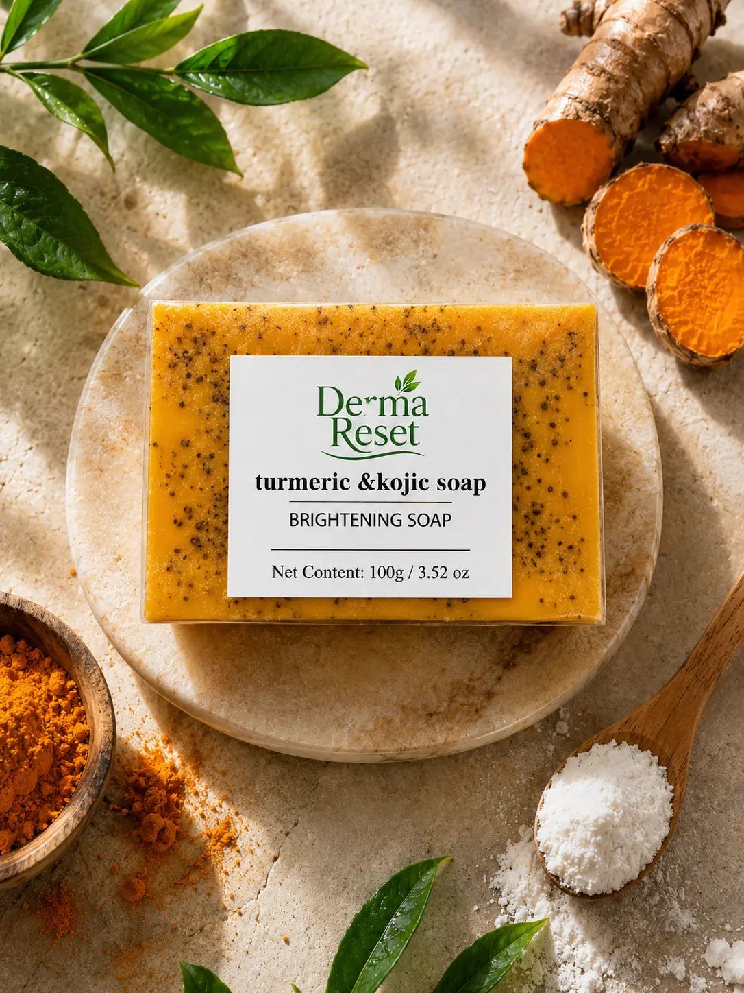 Derma Reset Turmeric & Kojic Brightening Soap
