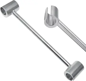 Door Hinge Adjustment Tool, 14-19mm Double Head Heavy Duty Door Hinges Repair Gap Adjusting Wrench Tool for Residential Fire Security Cleanroom Doors (1 PCS)