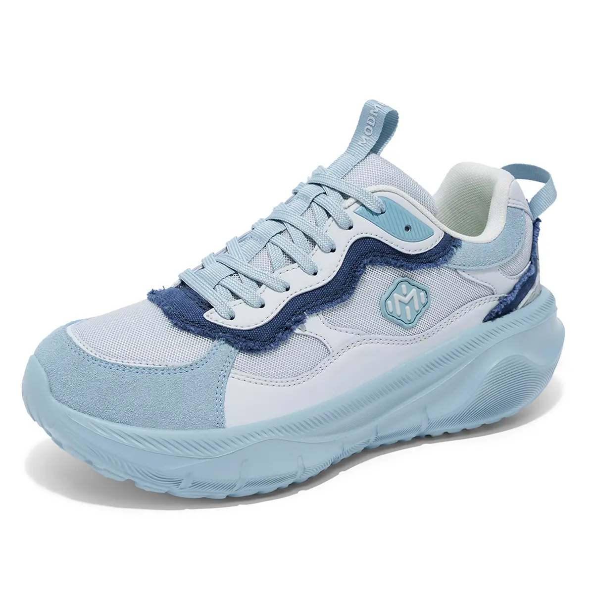 Men's Retro Running Sneakers Suede Leather and Breathable Mesh Upper with Raw-Edge Detailing Chunky Comfort Sole with Enhanced Cushioning Perfect for Urban Exploration and Light Trail Activities