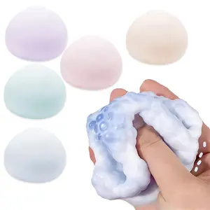 Crunchy Bead Stress Ball Squishy – Satisfying ASMR Fidget Toy for Stress Relief & Anxiety, Sensory Squish Ball for Kids & Adults, Relaxing Desk Toy, Unique Christmas Gift