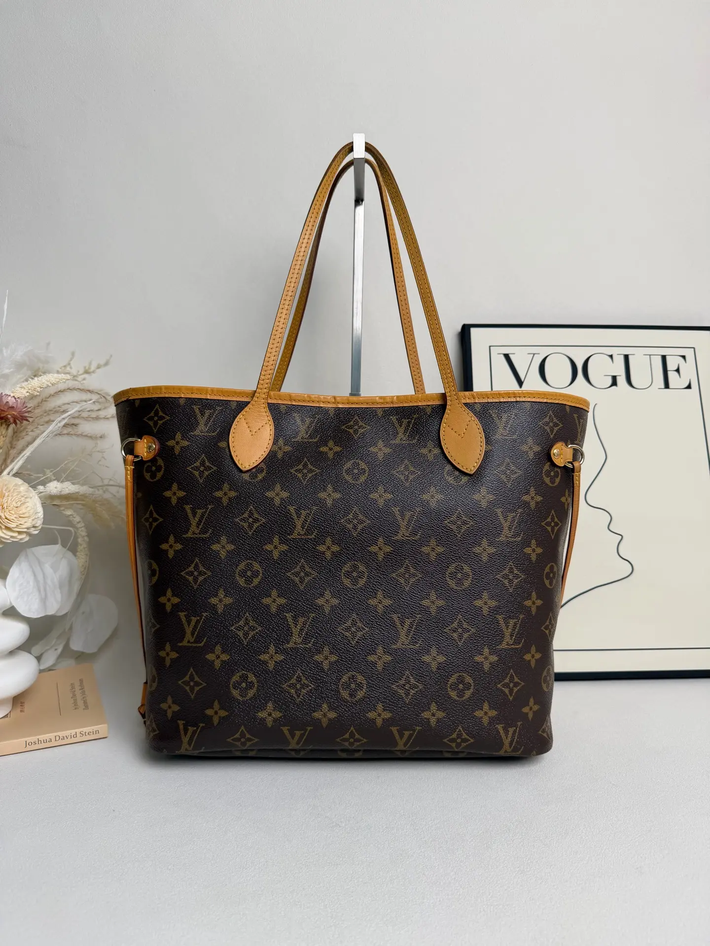 Pre-owned Louis Vuitton Monogram Neverfull MM Aesthetic Tote Bag, CC0121, Pre Loved Fashion Bag for Luggage & Daily Use, Fashion Bags