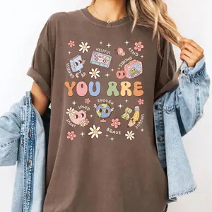 Comfort Colors You Are Kind TShirt, Teacher T-Shirt, Back To School, Teacher Appreciation Gifts, Kindergarten Teacher Tee, Cute Crewneck - Ahri Clothing