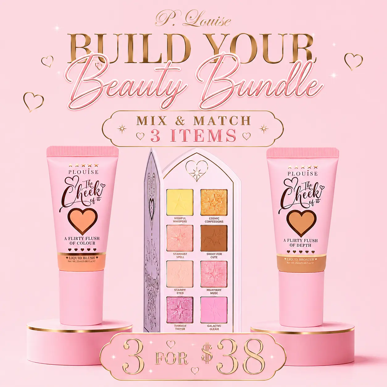 P.Louise x Luke Build Your Beauty Trio