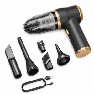 Versatile Portable Handheld Vacuum 15000Pa Suction for Car Interior and Home Use Lightweight 0.8lb Cordless Cleaner with Washable HEPA Filter for Quick Cleanup on Sofa Furniture and Keyboards