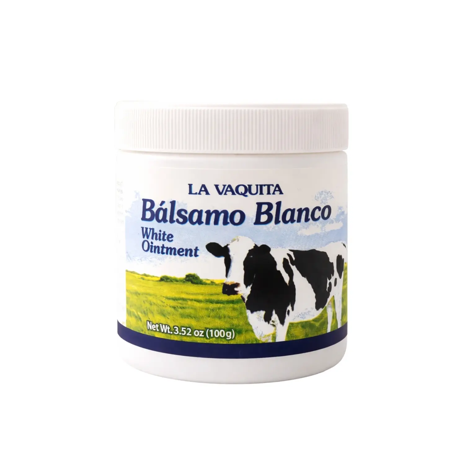 VAQUITA BALSAMO BLANCO 100G- Eucalyptus-Soothing Ointment for All Skin Types, Moisturize, Single Item, Cosmetic, Moisturizers, Restore, Moisture, Hydrates, All Skins, Alcohol Free Cream Gentle, Cleansing