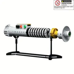 Space Wars Inspired Lightsaber Building Blocks, Building Block Sets, Building Block Kit, Bricker Build Sets, Building Block Model, 180pcs/set Building Blocks Toy with Stand Base, Creative and Educational Toy for Gifts, Crafts