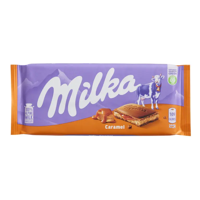 MILKA CARAMEL 100g chocolate bar MILKA CARAMEL 100g chocolate bar