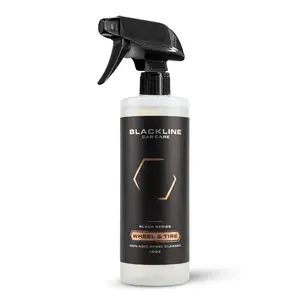 BLACKLINE Wheel N’ Tire Cleaner – Powerful Wheel and Tire Cleaner for Brake Dust, Grime, Road Debris, and Deep Cleaning Performance