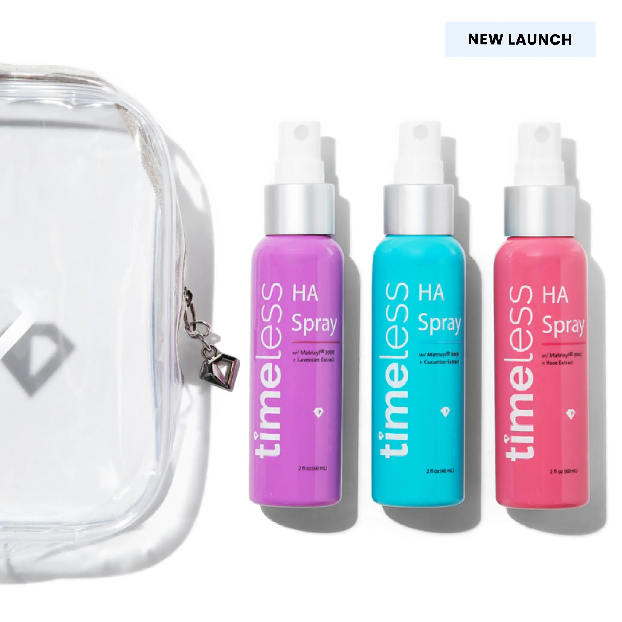 Timeless Skin Care Mini Hydrating Peptide Spray Set – Travel-Friendly Collagen + Hydration Boost
