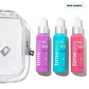 Timeless Skin Care Mini Hydrating Peptide Spray Set – Travel-Friendly Collagen + Hydration Boost