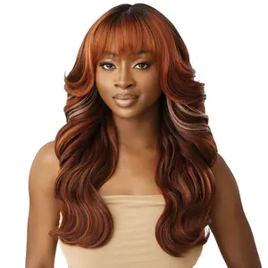 Outre Melted Hairline Glueless HD Lace Front Wig - MANDISA - Pre-Styled Bangs