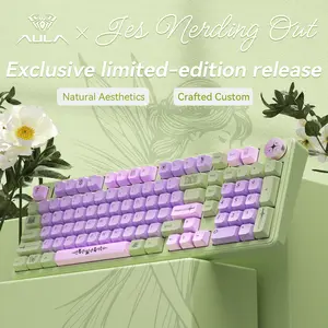 [AULA × Jesnerdingout Co-Designed] Fae Blade F99 Pro Wireless Mechanical Keyboard, 99% Layout, Tri-Mode Connectivity, Hot-Swappable, With Knob Control, RGB Backlight