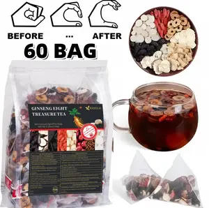 KidneyTeaFormulaGinsengFiveTreasureTea CombinationScentedTeaRedDateWolfberryTea Men'sandWomenTeaHealthDriedFruitBeverage LoadedTeaPacketsNatural,Christmas gift,Recommend to a friend- TikTokShopBlackFriday-6OTeaPackets
