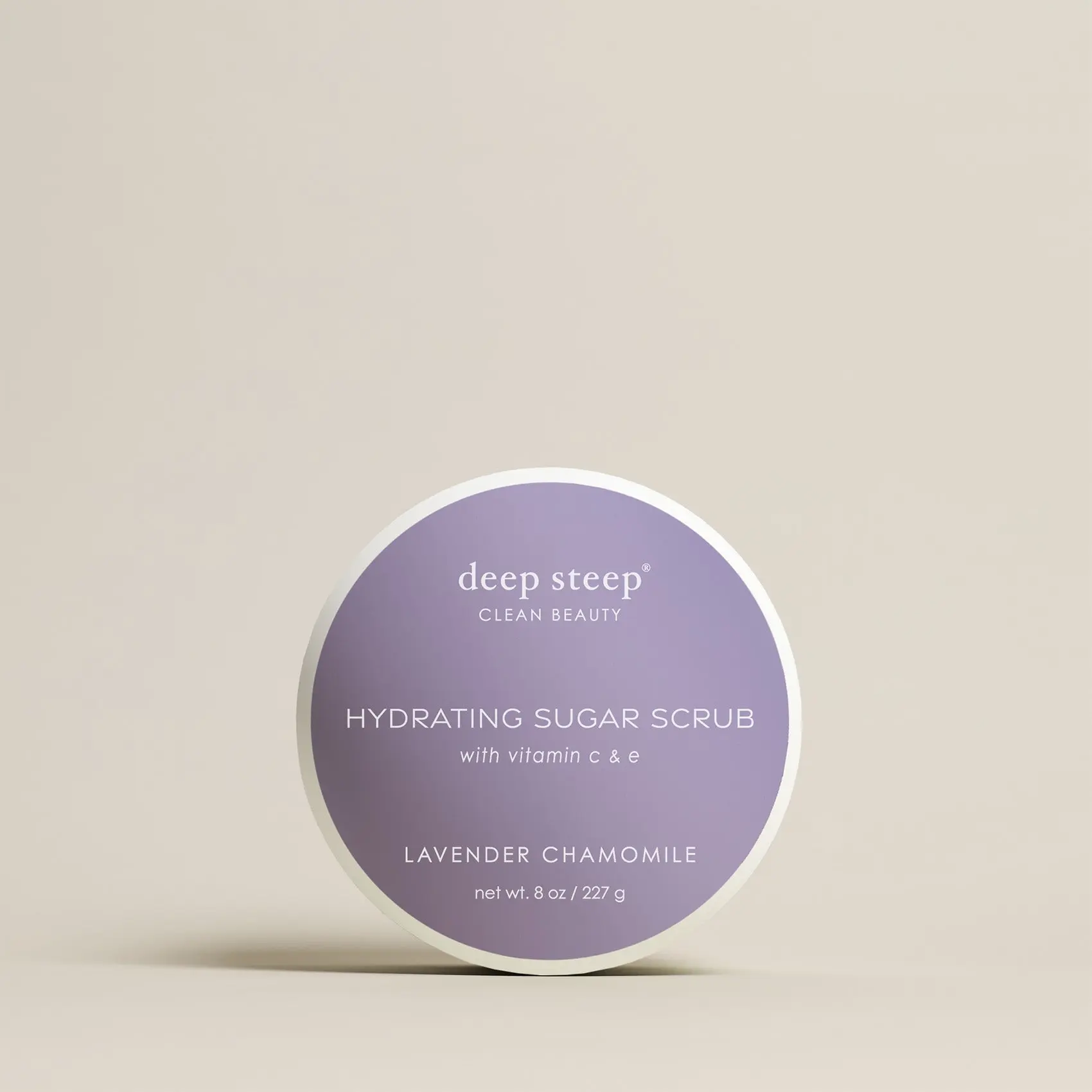 Lavender Chamomile Sugar Scrub - Exfoliating, Hydrating Body Care Scrub with Shea Butter, Vitamin C, Vitamin E, Coconut, Sunflower, Rosemary, Argan Oil